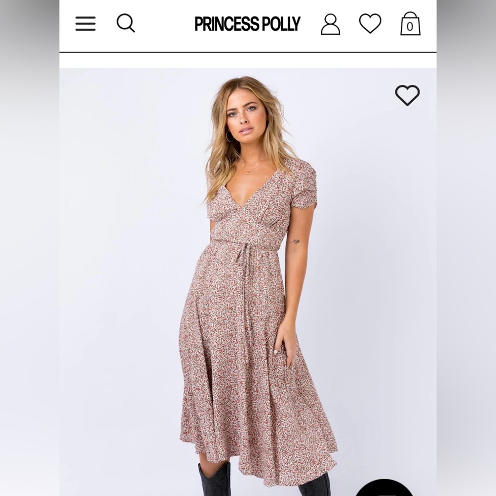 Princess Polly Falleni Midi Dress